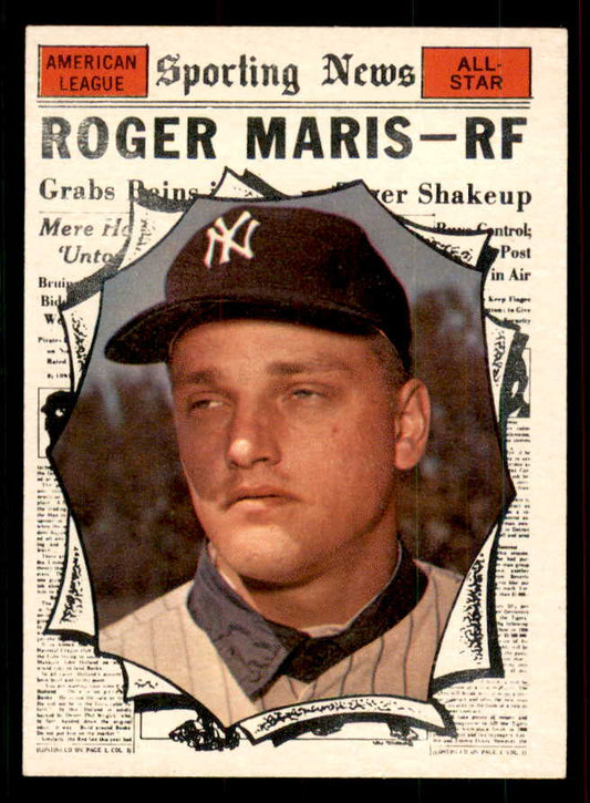 1961 Topps Baseball #576 Roger Maris A.S. Yankees NR-MT 556675