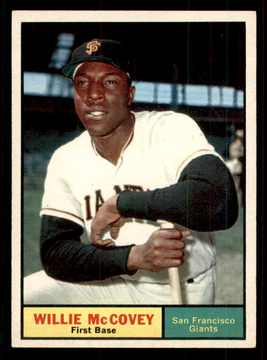 1961 Topps Baseball #517 Willie McCovey Giants NR-MT 556678