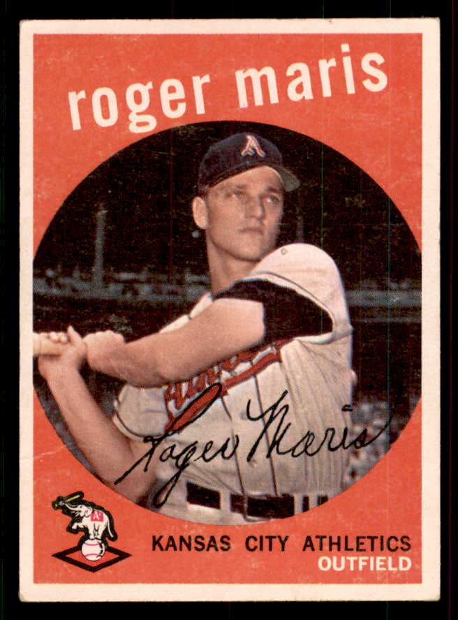 1959 Topps Baseball #202 Roger Maris A's EX 556684