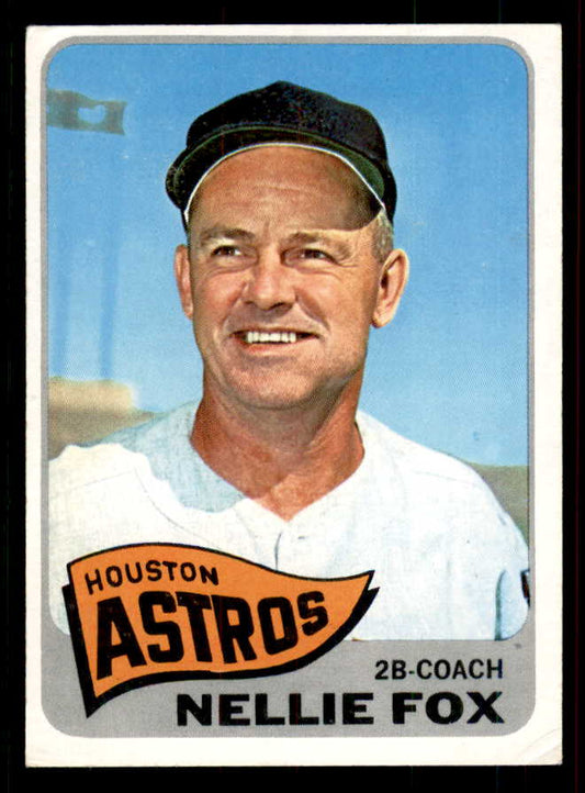 1965 Topps Baseball #485 Nellie Fox Astros VG-EX 556690