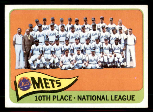1965 Topps Baseball #551 New York Mets Team NR-MT 556695