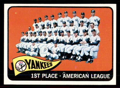 1965 Topps Baseball #513 New York Yankees Team NR-MT 556696