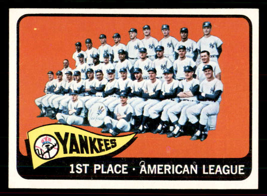 1965 Topps Baseball #513 New York Yankees Team NR-MT 556696