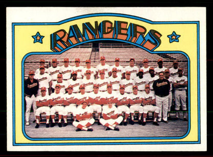 1972 Topps Baseball #668 Texas Rangers Team NR-MT 556739