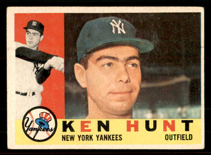 1960 Topps Baseball #522 Ken Hunt Yankees VG-EX 556768