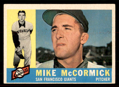 1960 Topps Baseball #530 Mike McCormick Giants VG-EX 556769