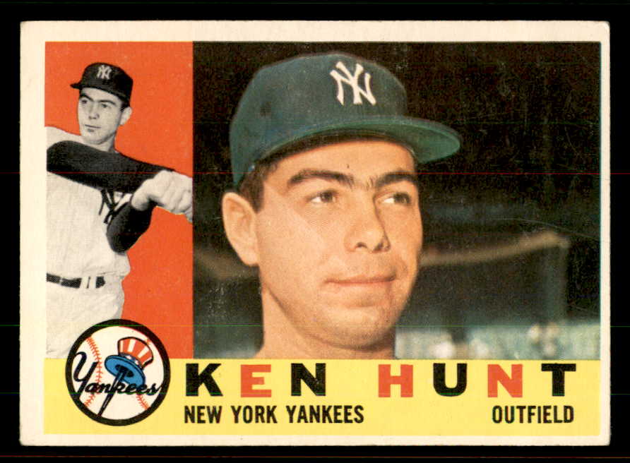 1960 Topps Baseball #522 Ken Hunt Yankees EX+/EX-MT 556774