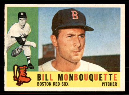 1960 Topps Baseball #544 Bill Monbouquette Red Sox EX+/EX-MT 556775