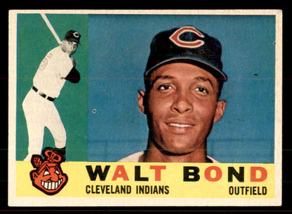 1960 Topps Baseball #552 Walt Bond Indians EX+/EX-MT 556778