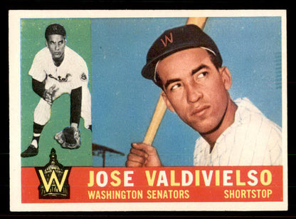1960 Topps Baseball #527 Jose Valdivielso Senators EX-MT 556785