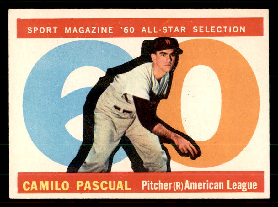 1960 Topps Baseball #569 Camilo Pascual A.S. Senators EX-MT 556786