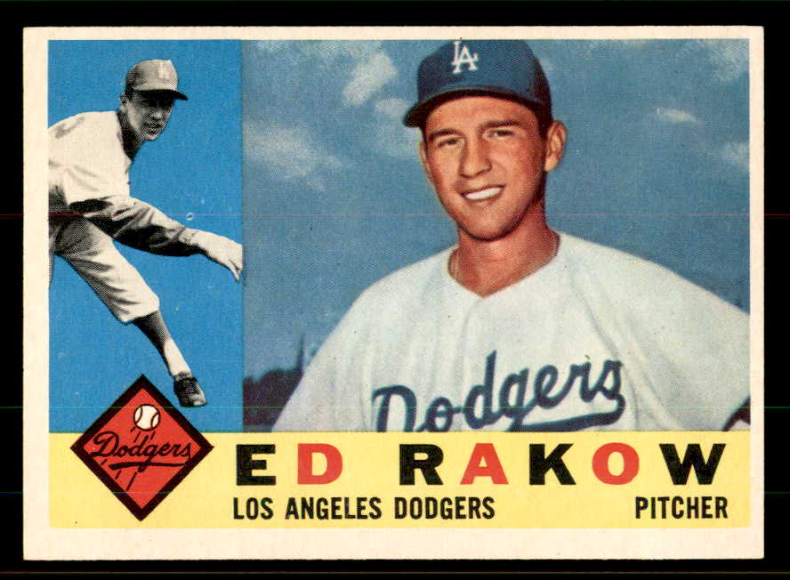 1960 Topps Baseball #551 Ed Rakow Dodgers EX-MT 556794
