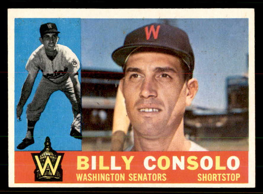 1960 Topps Baseball #508 Billy Consolo Senators EX-MT 556797