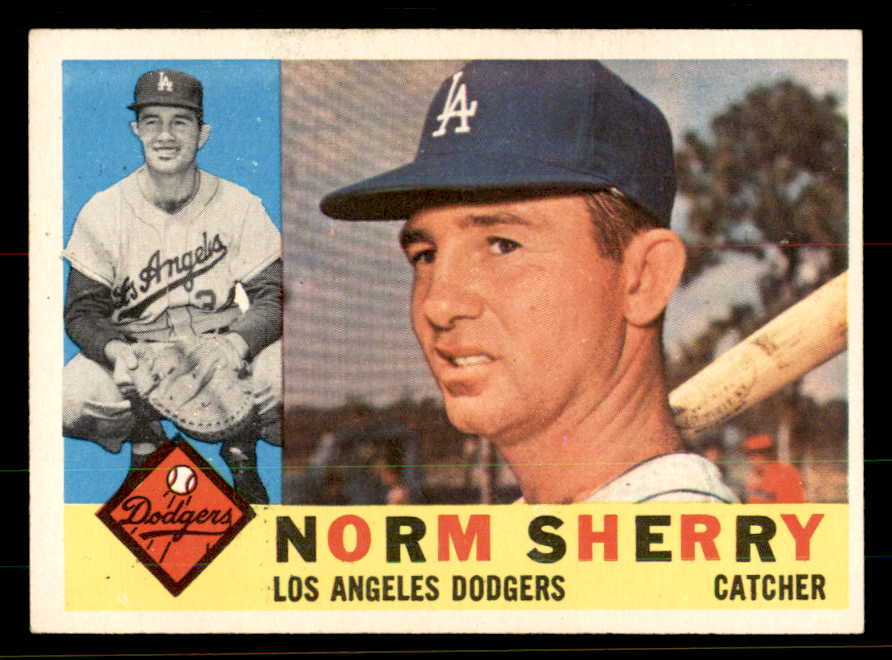 1960 Topps Baseball #529 Norm Sherry Dodgers EX-MT 556799