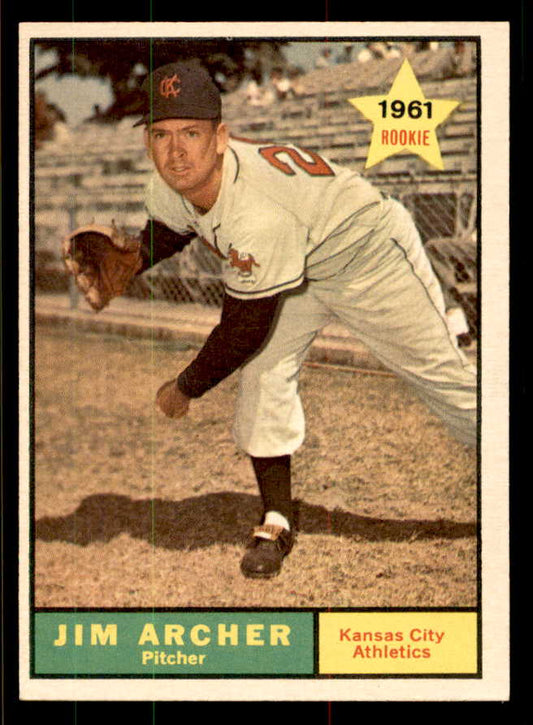 1961 Topps Baseball #552 Jim Archer A's EX-MT 556807