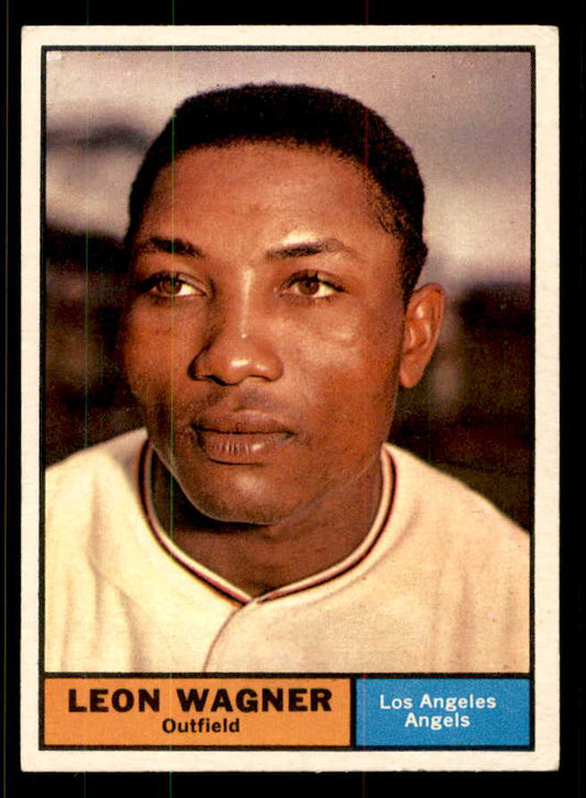 1961 Topps Baseball #547 Leon Wagner Angels EX-MT 556815