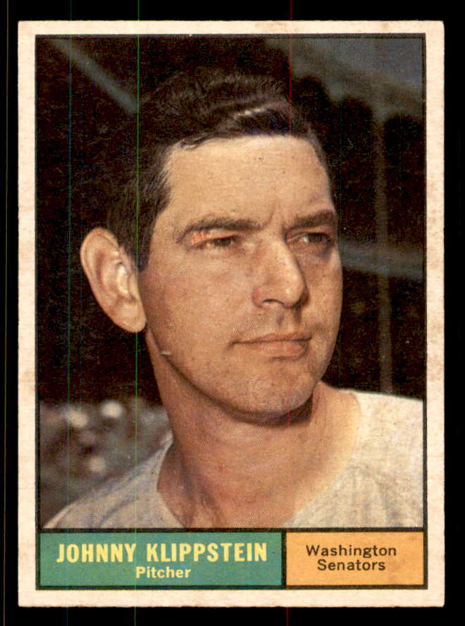 1961 Topps Baseball #539 Johnny Klippstein Senators EX-MT 556818
