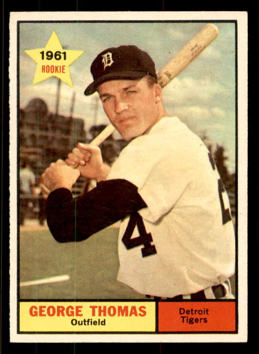 1961 Topps Baseball #544 George Thomas Tigers EX-MT 556819