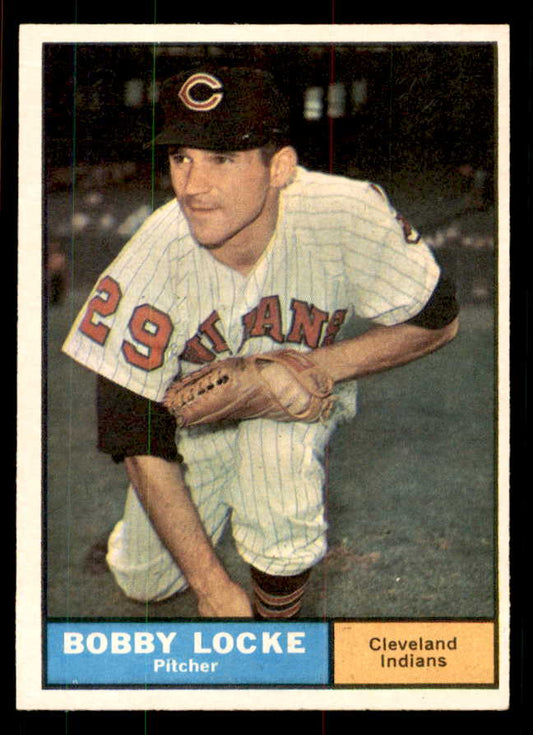1961 Topps Baseball #537 Bobby Locke Indians EX-MT 556820
