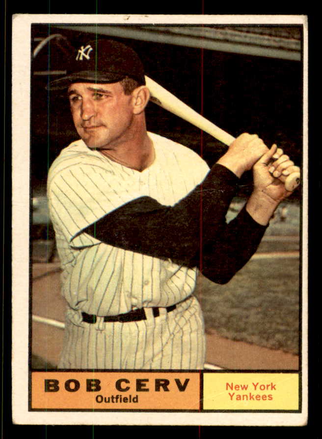 1961 Topps Baseball #563 Bob Cerv Yankees VG-EX 556827