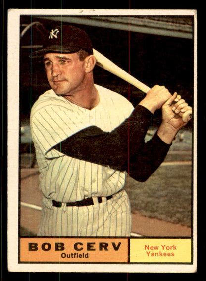 1961 Topps Baseball #563 Bob Cerv Yankees VG-EX 556827