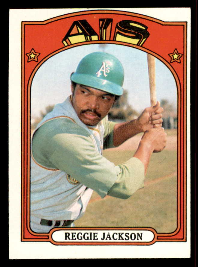 1972 Topps Baseball #435 Reggie Jackson A's EX-MT 556843