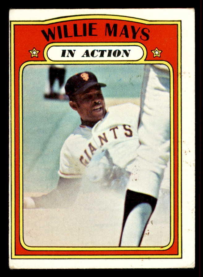 1972 Topps Baseball #050 Willie Mays IA Giants VG-EX 556855