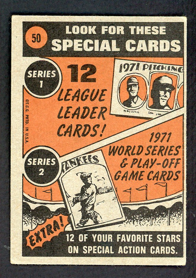 1972 Topps Baseball #050 Willie Mays IA Giants VG-EX 556855