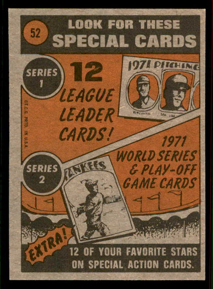 1972 Topps Baseball #052 Harmon Killebrew IA Twins VG-EX 556856