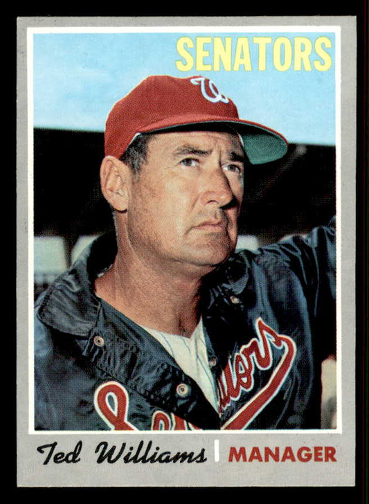 1970 Topps Baseball #211 Ted Williams Senators EX-MT 556858