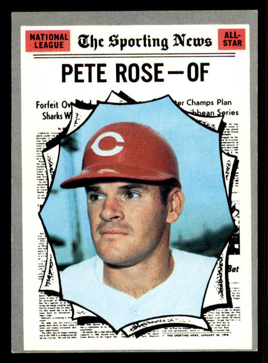 1970 Topps Baseball #458 Pete Rose A.S. Reds EX-MT 556864