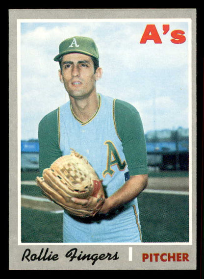 1970 Topps Baseball #502 Rollie Fingers A's NR-MT 556867