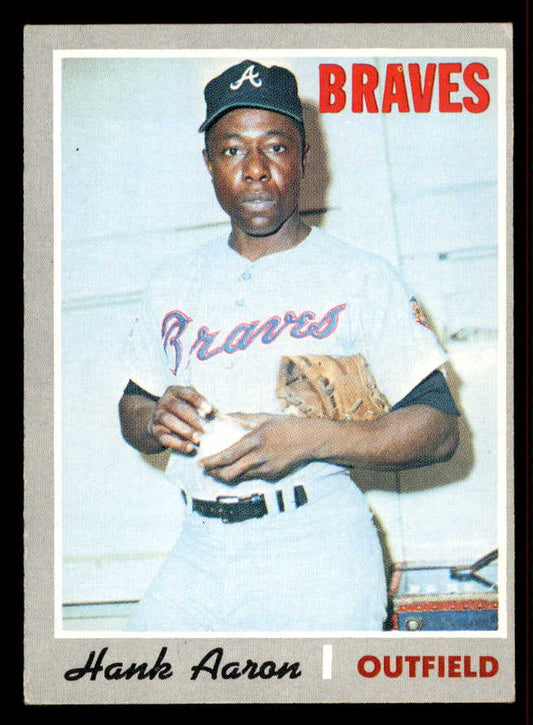 1970 Topps Baseball #500 Hank Aaron Braves EX-MT 556882