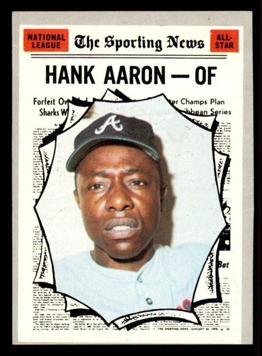 1970 Topps Baseball #462 Hank Aaron A.S. Braves EX-MT 556885