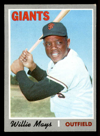 1970 Topps Baseball #600 Willie Mays Giants EX+/EX-MT 556908