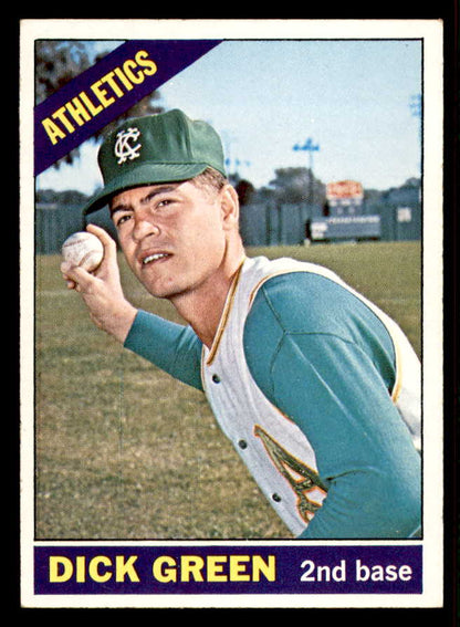 1966 Topps Baseball #545 Dick Green A's EX-MT 556924