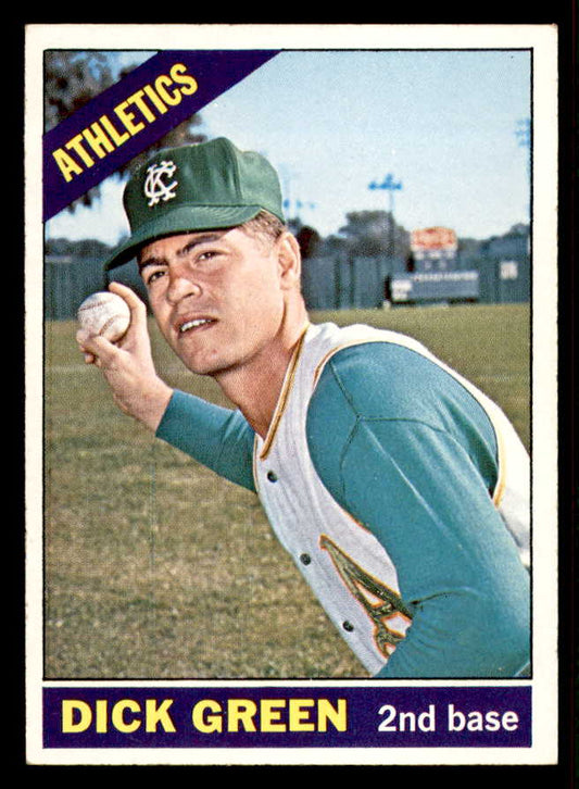 1966 Topps Baseball #545 Dick Green A's EX-MT 556924