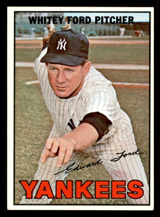 1967 Topps Baseball #005 Whitey Ford Yankees NR-MT 556936