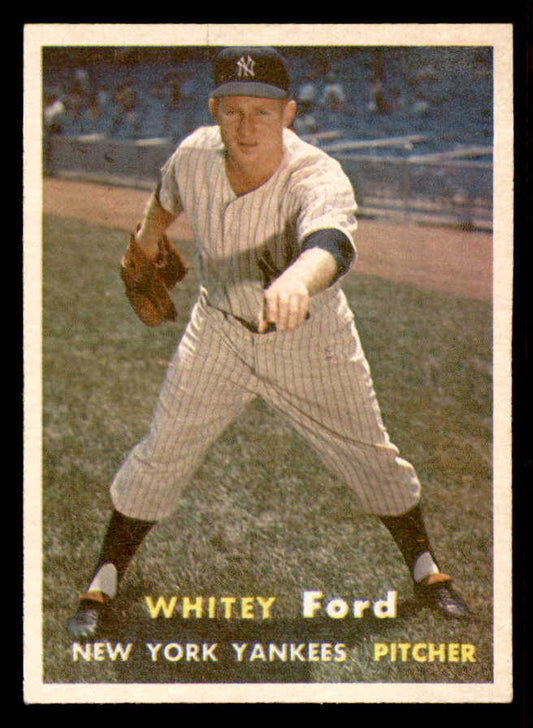 1957 Topps Baseball #025 Whitey Ford Yankees NR-MT 556945