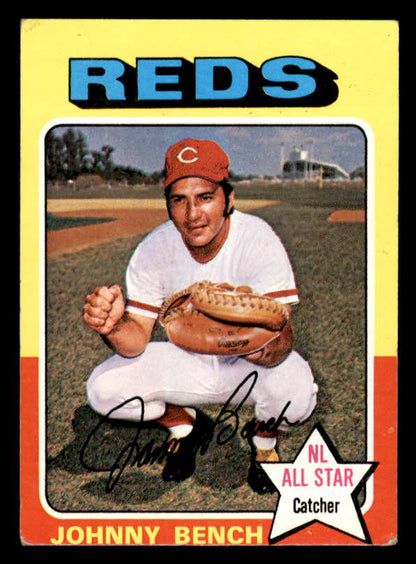 1975 Topps Mini Baseball #260 Johnny Bench Reds VG-EX 556952