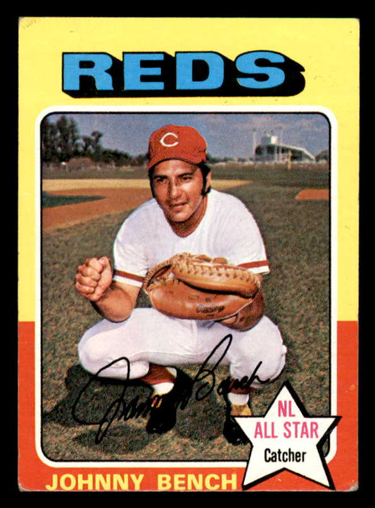 1975 Topps Mini Baseball #260 Johnny Bench Reds VG-EX 556952