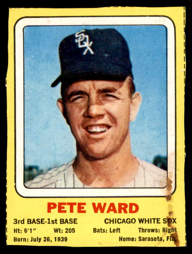 1969 Transogram Pete Ward White Sox Good 556959