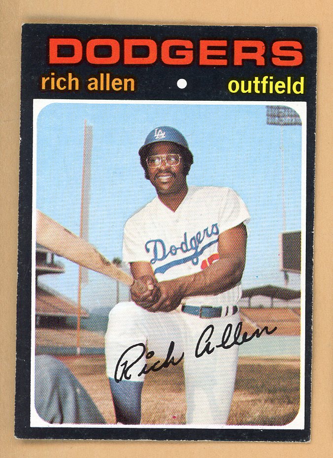 1971 Topps Baseball #650 Rich Allen Dodgers EX-MT 556969