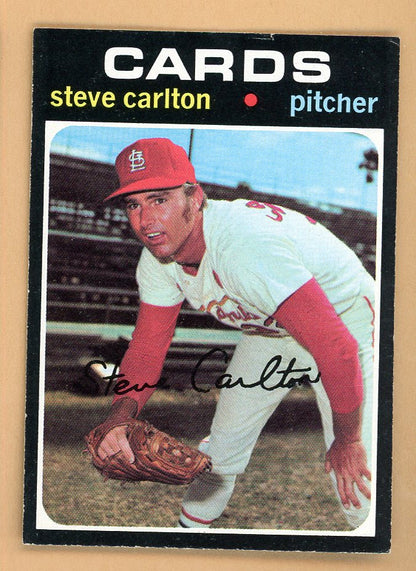 1971 Topps Baseball #055 Steve Carlton Cardinals EX+/EX-MT 556974