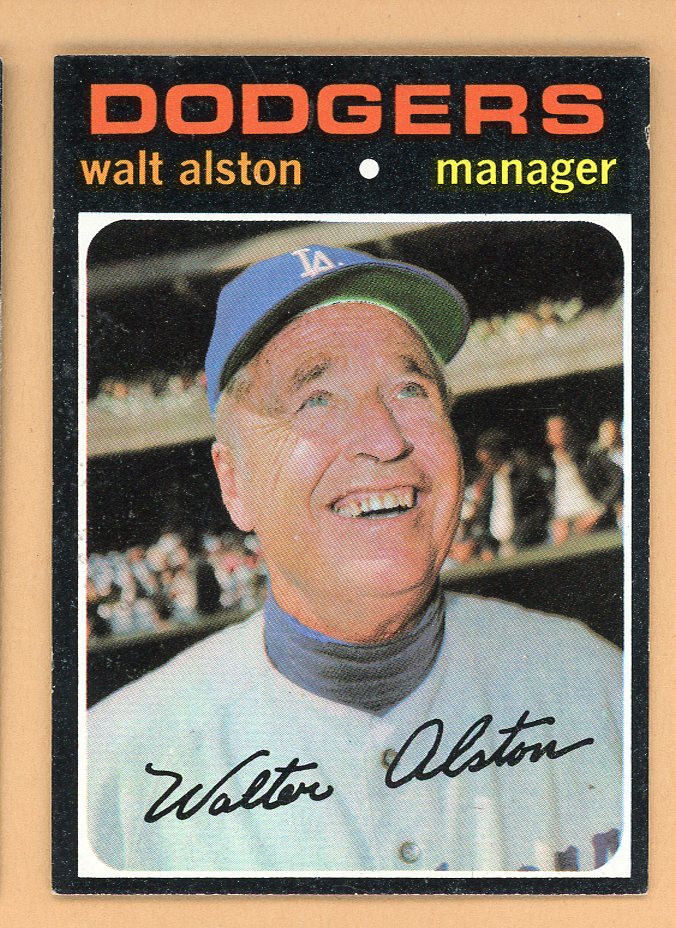 1971 Topps Baseball #567 Walt Alston Dodgers EX-MT 556976