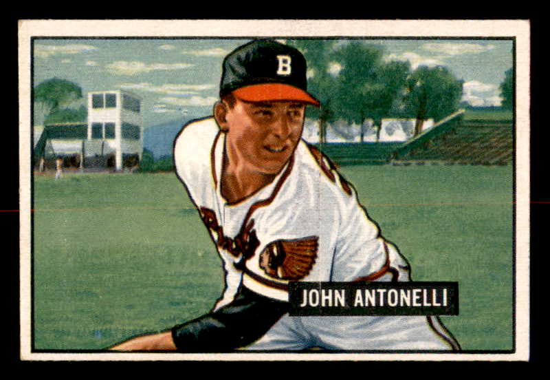 1951 Bowman Baseball #243 Johnny Antonelli Braves EX-MT 556992