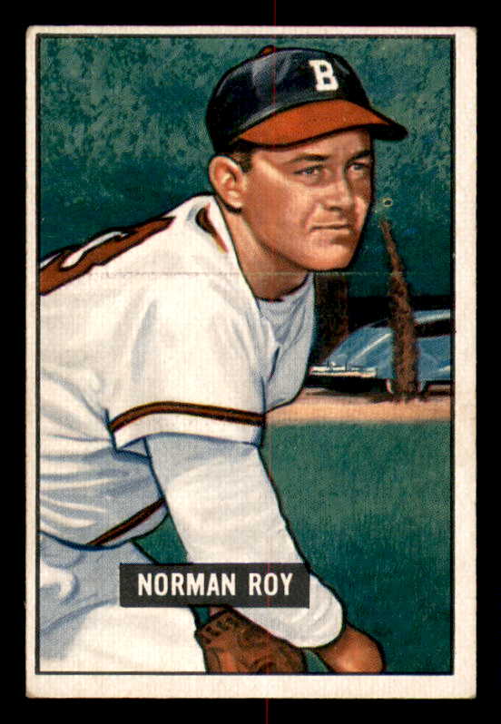 1951 Bowman Baseball #278 Norman Roy Braves EX-MT 556997