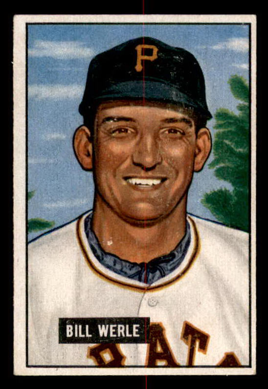 1951 Bowman Baseball #064 Bill Werle Pirates EX-MT 557002