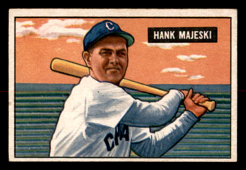 1951 Bowman Baseball #012 Hank Majeski White Sox EX-MT 557009