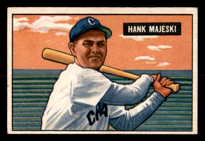 1951 Bowman Baseball #012 Hank Majeski White Sox EX-MT 557009